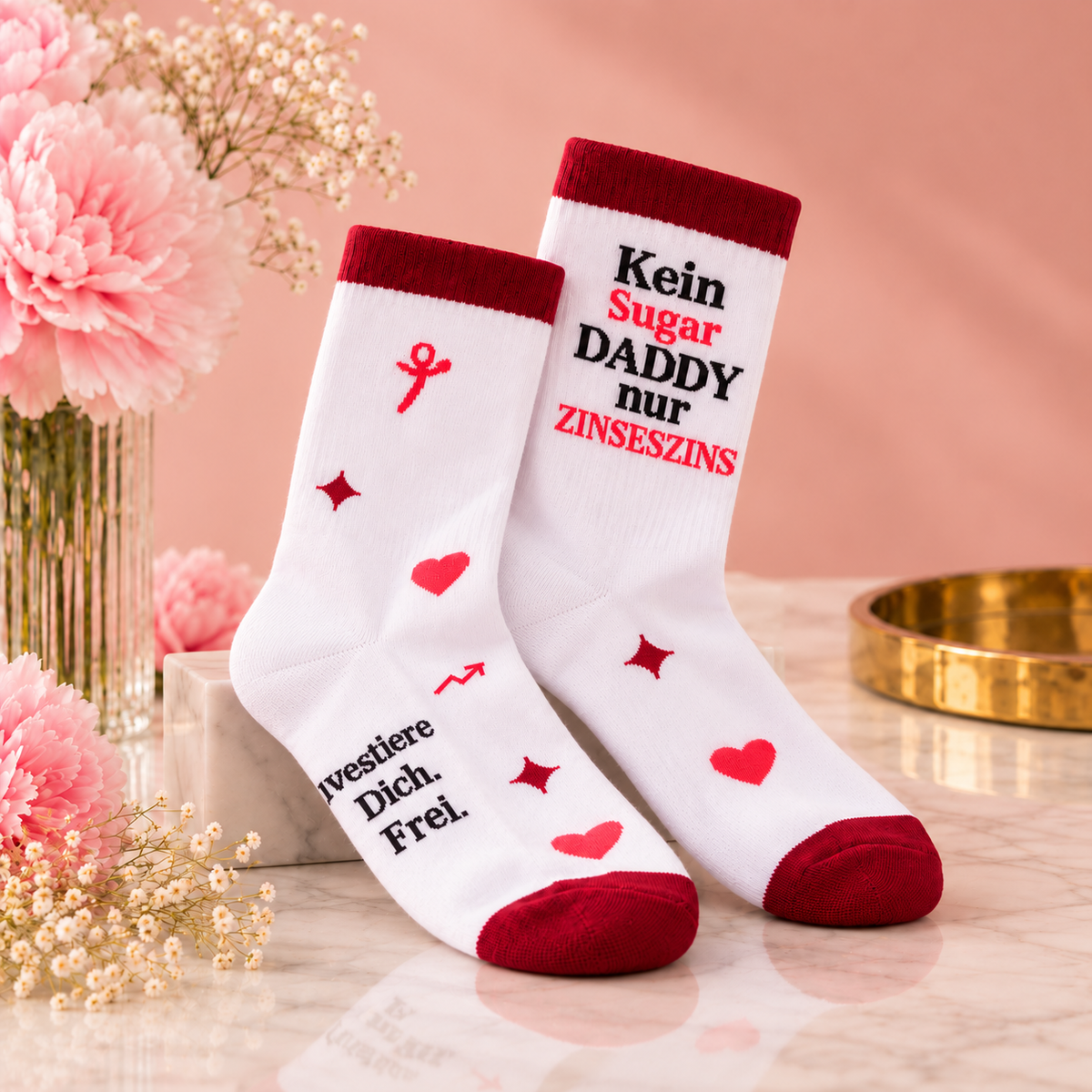 Socken "Kein Sugar Daddy, nur Zinseszins"