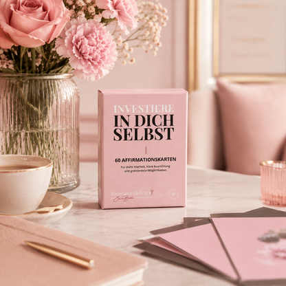 Affirmationskarten "Investiere in dich selbst"