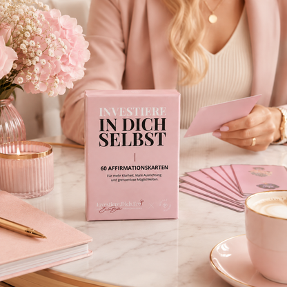 Affirmationskarten "Investiere in dich selbst"